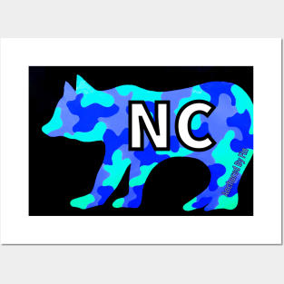 Salty NC Bear Posters and Art